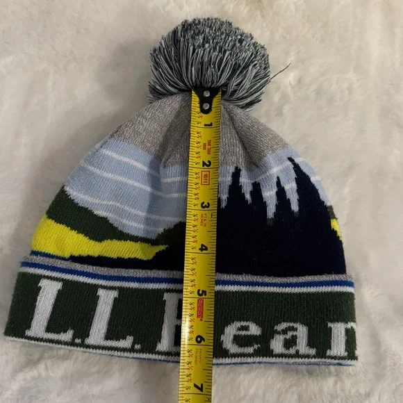 L.L.Bean Katahdin Pom Graphic Hat, Retro Mountain Graphic - Picture 8 of 8